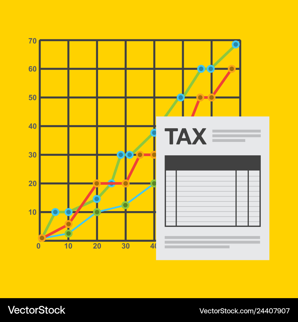 Tax concept Vector Image