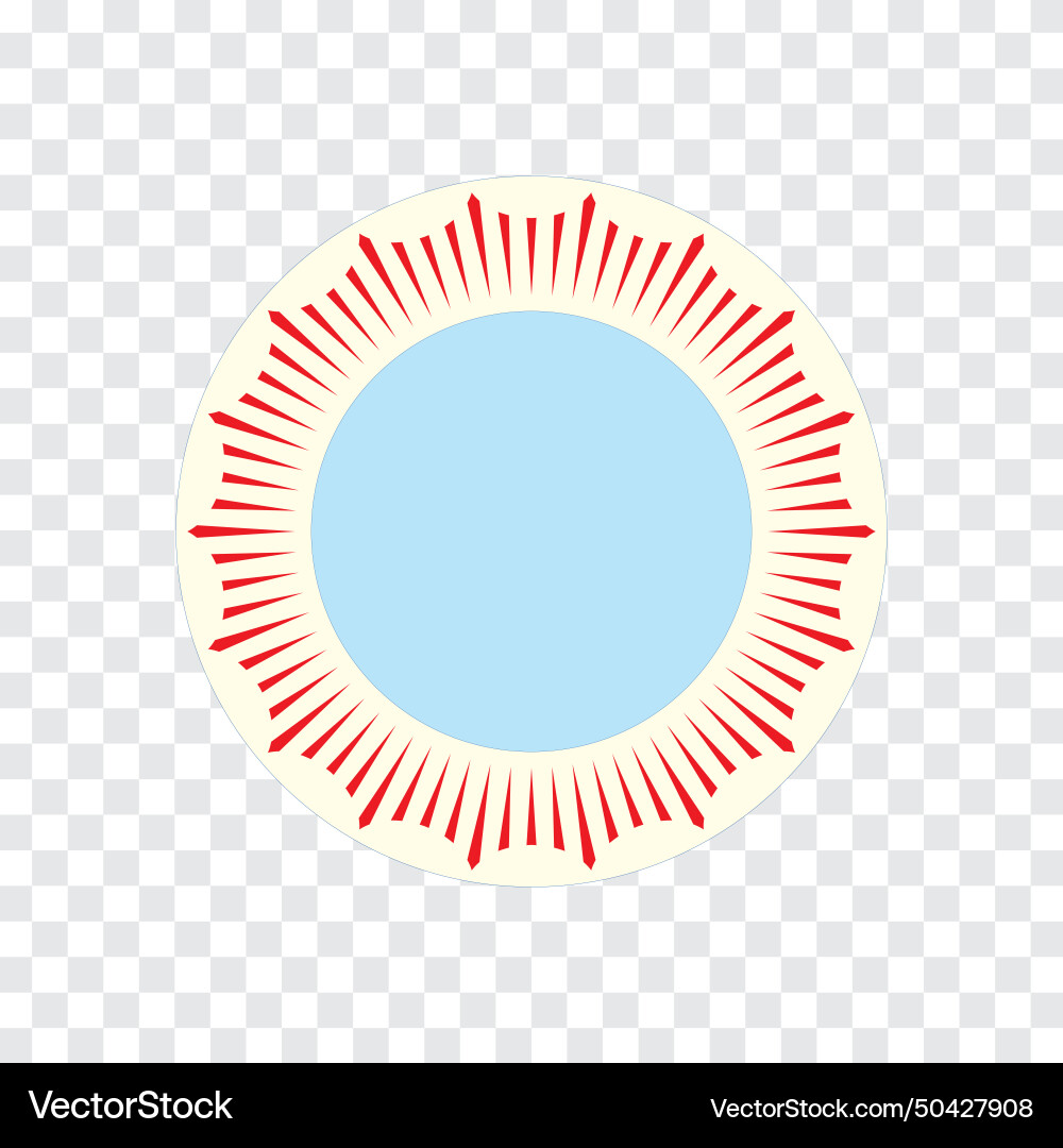 An background with a circle print Vector Image