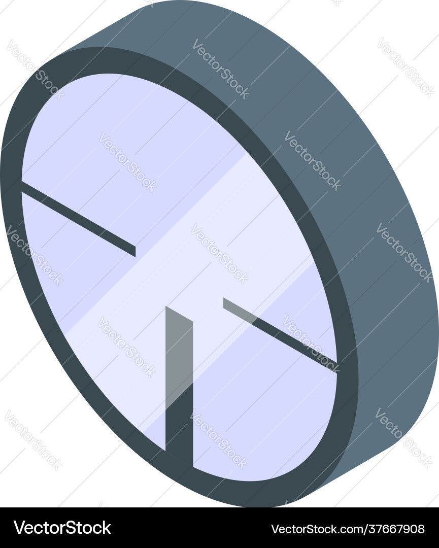 Point scope sight icon isometric style Point scope sight icon isometric style Vector Image