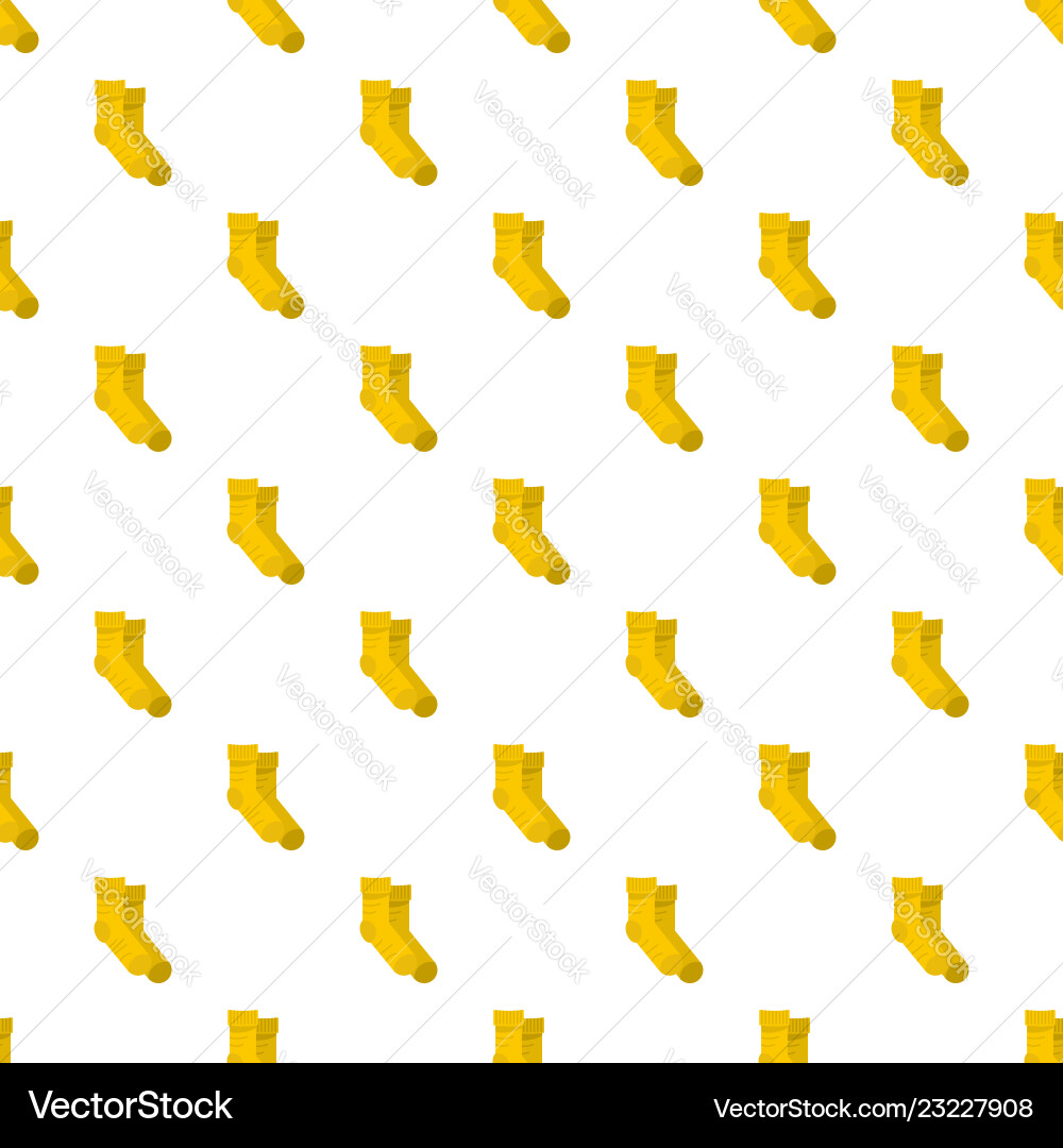 Sock pattern seamless vector image