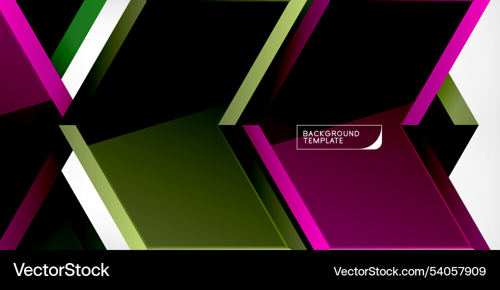 Technology dynamic arrow geometric background Vector Image