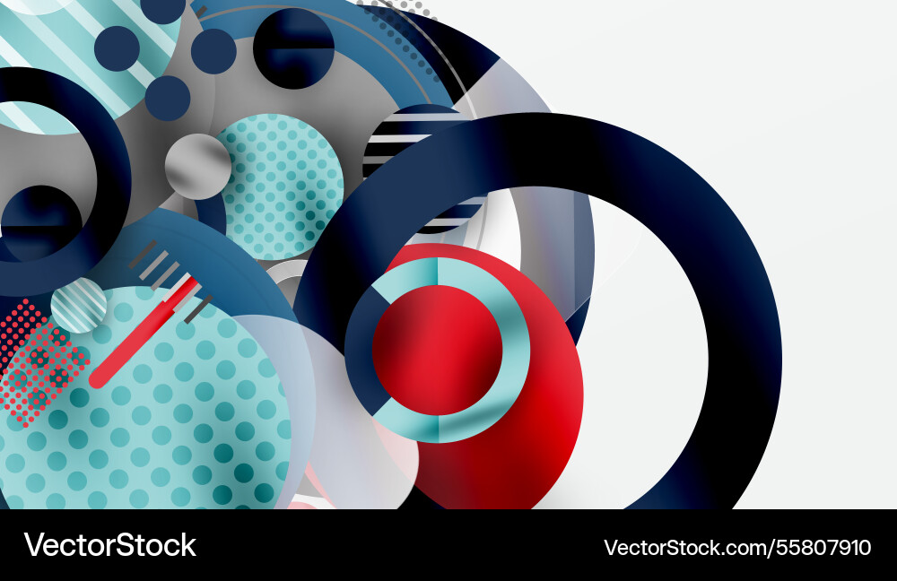 Abstract geometric background with overlapping Abstract geometric background with overlapping Vector Image
