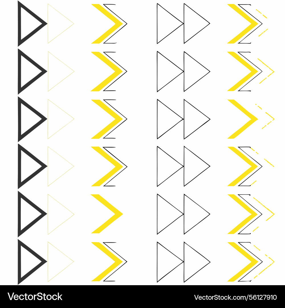 Abstract geometric pattern with triangles Vector Image