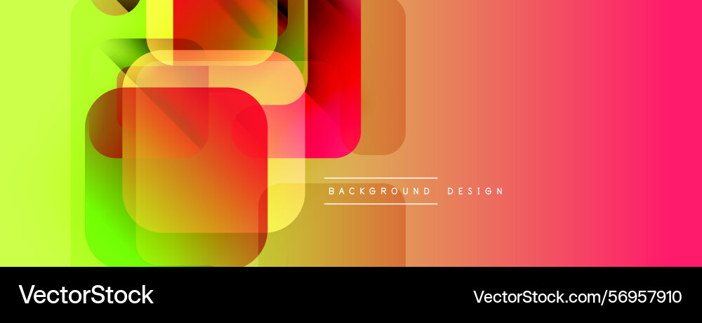 Abstract geometric shapes overlap creating Abstract geometric shapes overlap creating Vector Image
