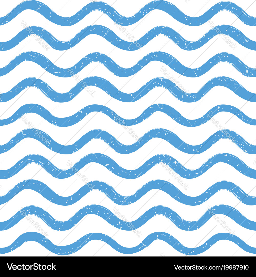 Abstract Ocean Wave Pattern vector image