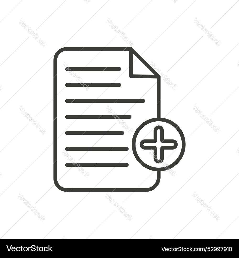 Add document icon set new file or page symbol Add document icon set new file or page symbol vector image