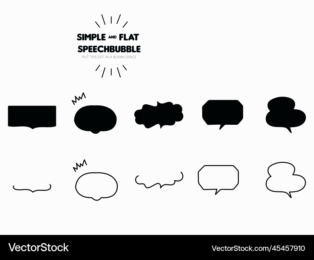 Sunburst design set simple heading frame Sunburst design set simple heading frame vector image
