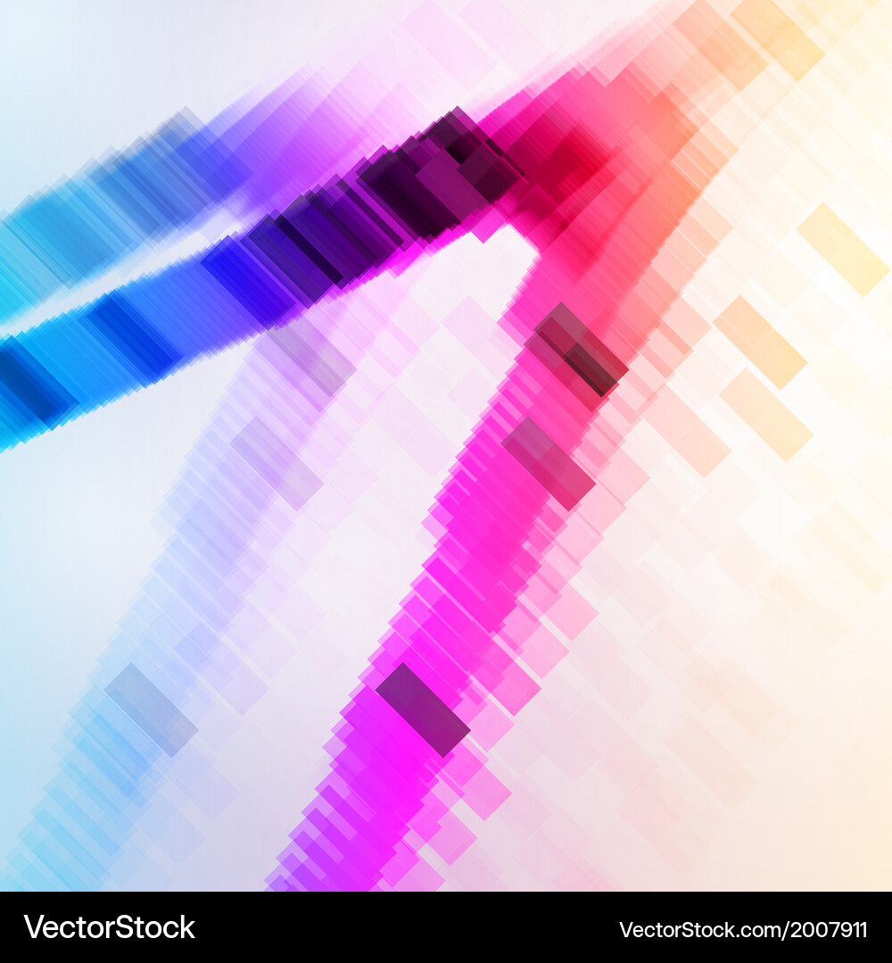 Abstract background colorful elements - editable Vector Image