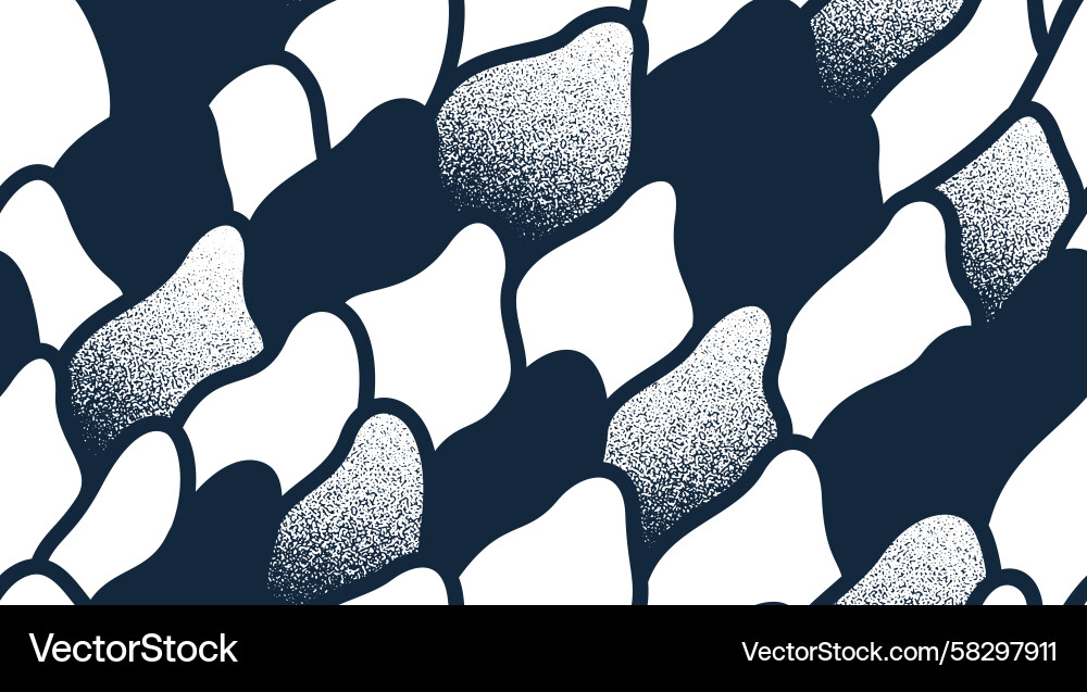 Abstract Biological Pattern - Algae Motif Vector Image