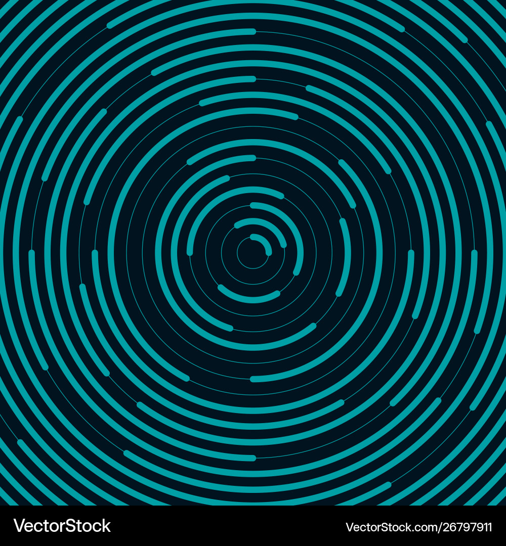 Abstract Circular Line Pattern vector image