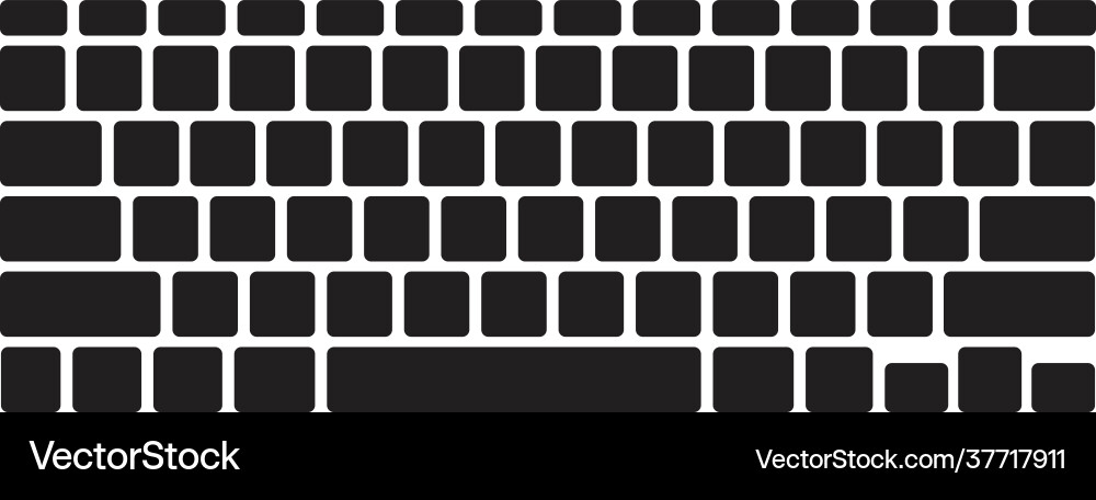 Computer keyboard Computer keyboard vector image