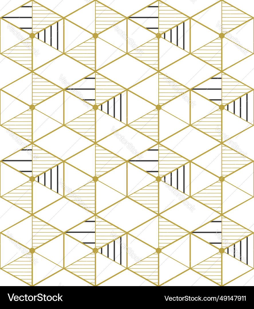 Seamless pattern of geometric shapes and lines Seamless pattern of geometric shapes and lines Vector Image