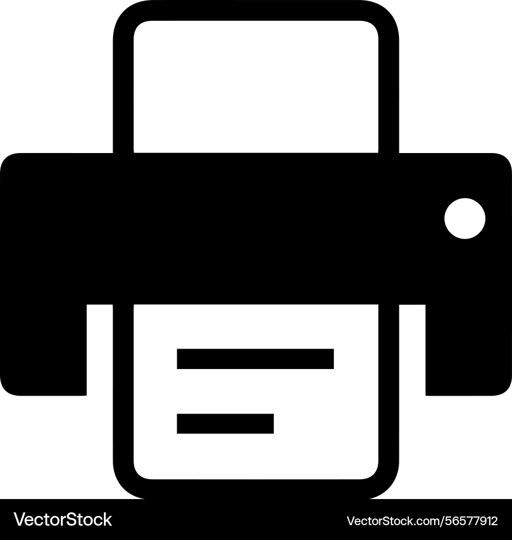 Computer printer icon symbol image Computer printer icon symbol image vector image