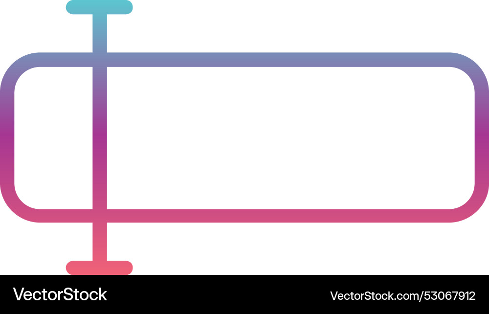 Text field line gradient design Vector Image