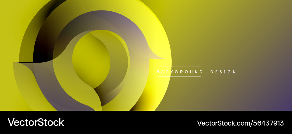Abstract yellow design features overlapping Abstract yellow design features overlapping vector image