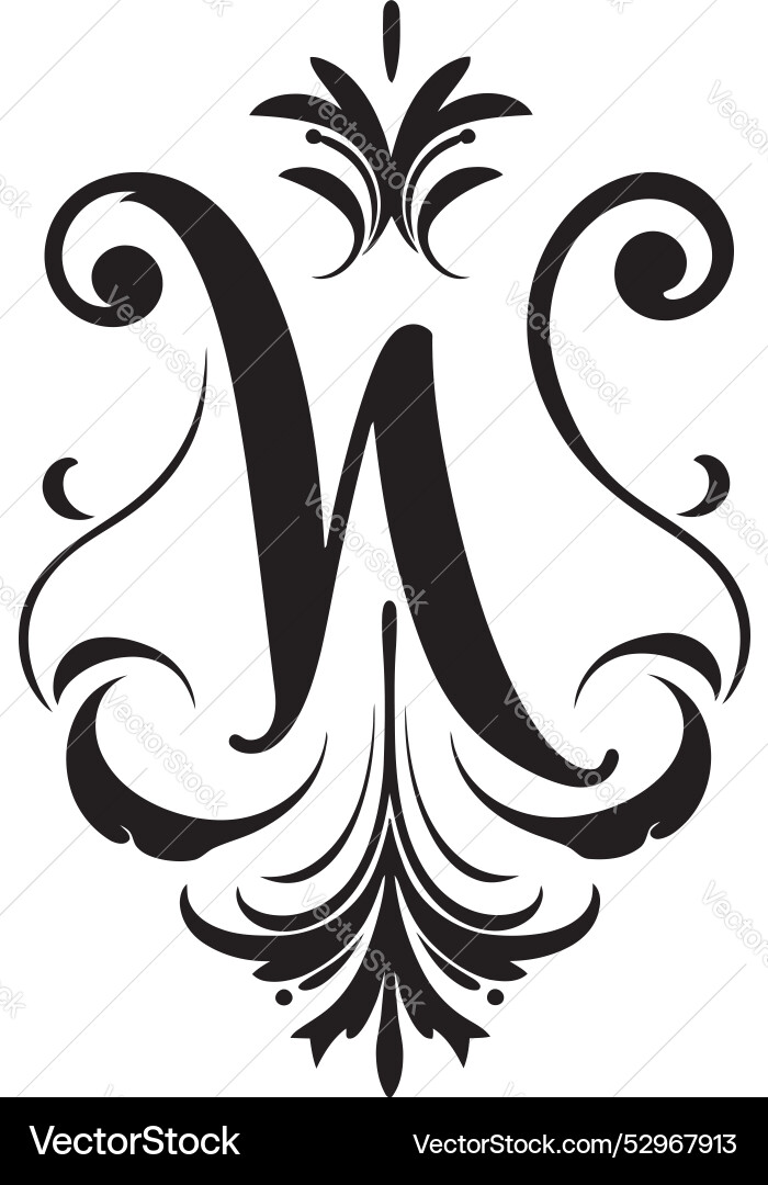 Whimsical script playful font w decor wondrous Whimsical script playful font w decor wondrous vector image
