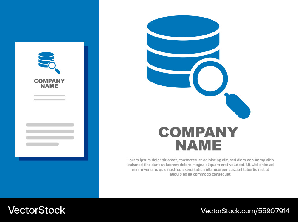 Blue server data web hosting icon isolated Blue server data web hosting icon isolated vector image