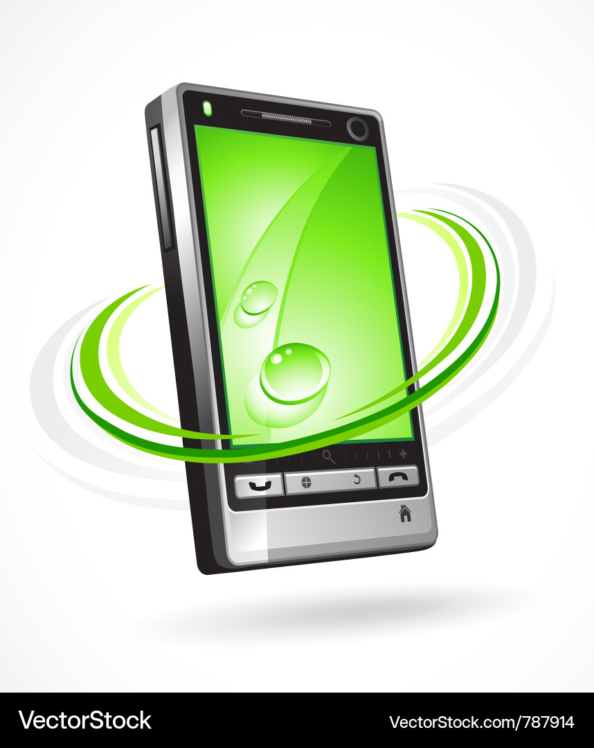 Futuristic cellphone – Royalty-Free Vector | VectorStock, image size:858x1080