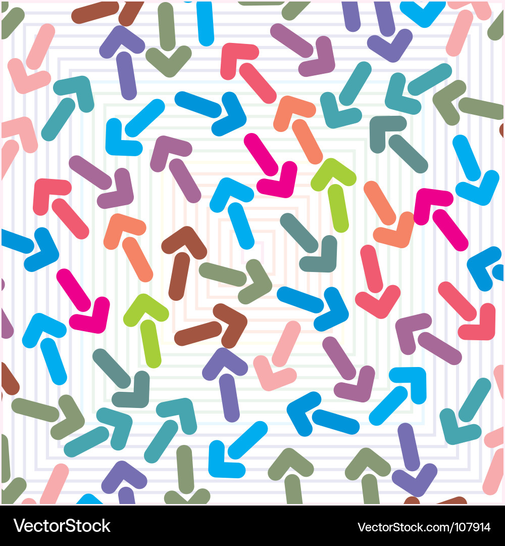 Repeating Arrow Pattern vector image