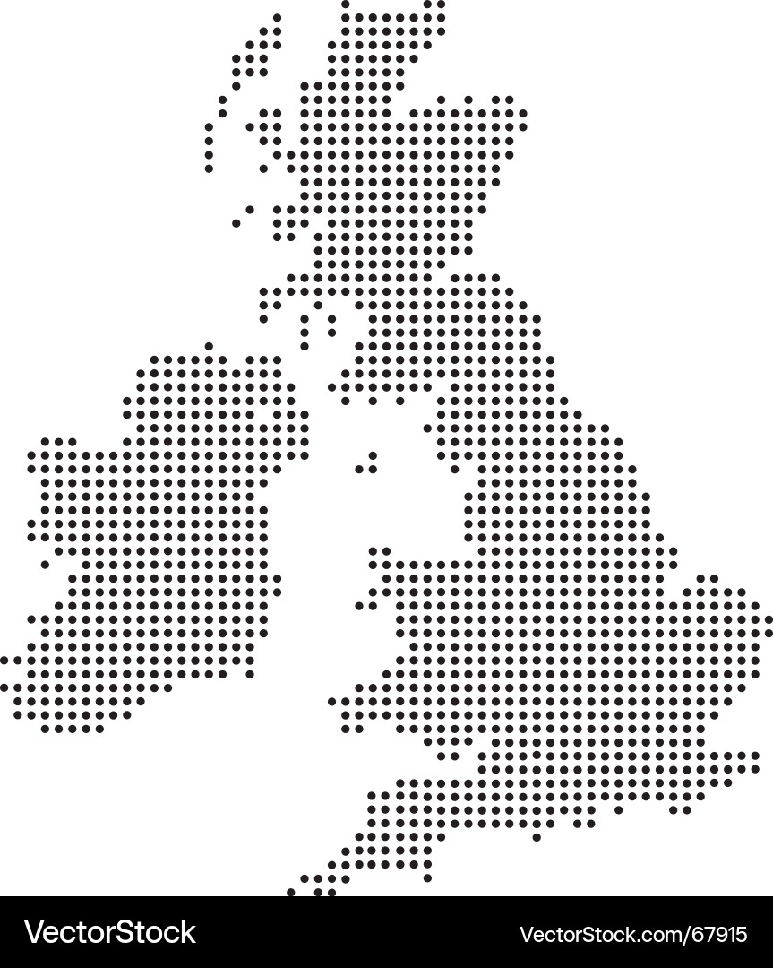 Uk Map Dots Vector Images (over 480) 