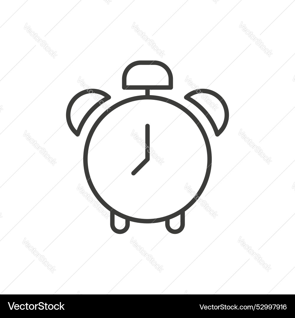 Alarm clock icon set deadline timer symbol Alarm clock icon set deadline timer symbol Vector Image