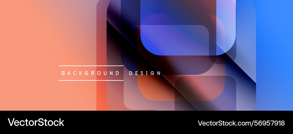 Abstract geometric shapes overlap creating Abstract geometric shapes overlap creating vector image