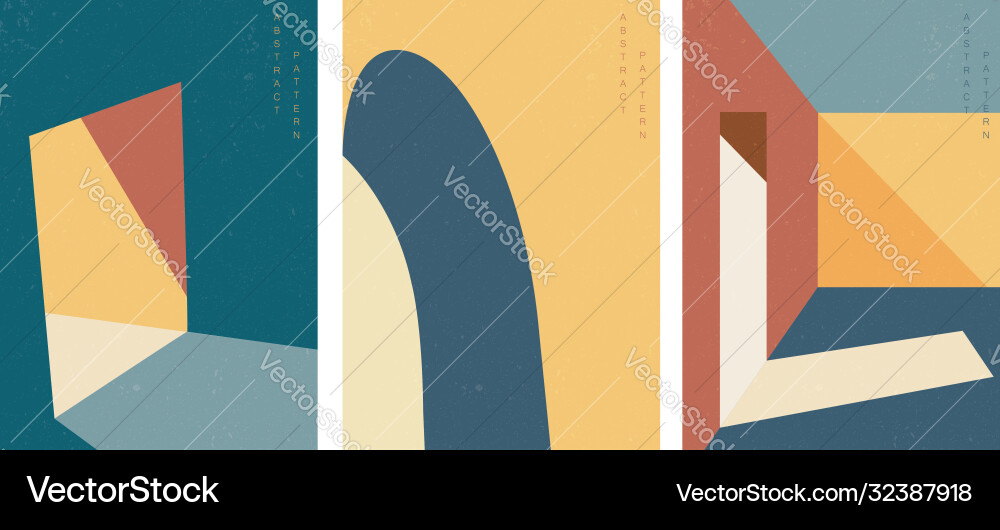 Architecture background with geometric pattern Architecture background with geometric pattern vector image