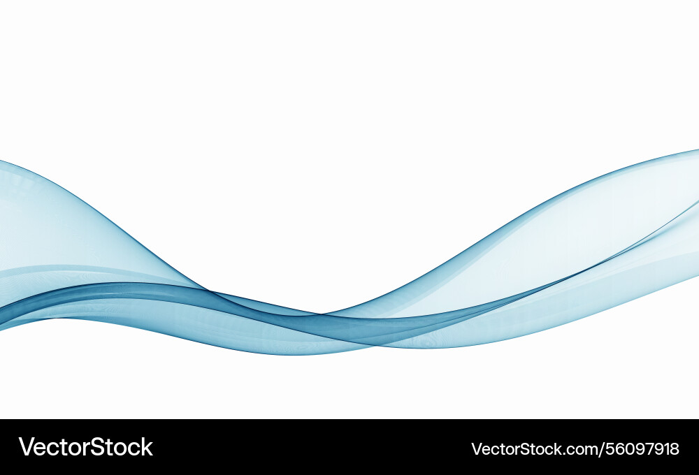Blue wavy lines abstract wave flow design Blue wavy lines abstract wave flow design vector image