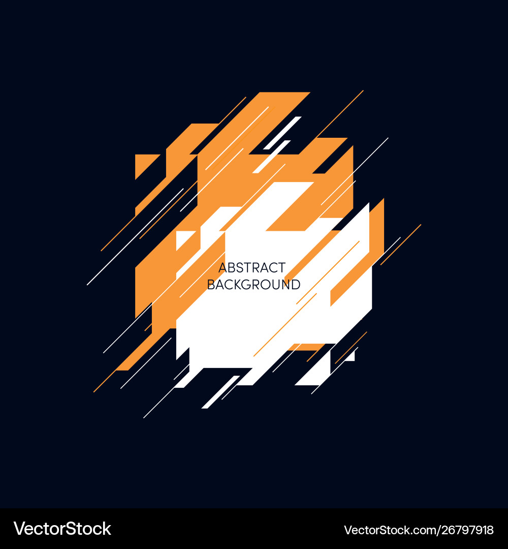 Isometric Geometric Background Vector Image