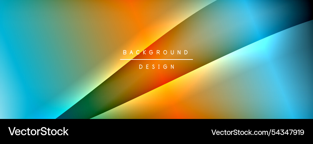 Bright rainbow style color gradient with curve Bright rainbow style color gradient with curve vector image