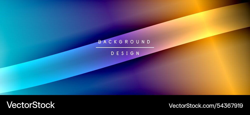 Bright rainbow style color gradient with curve Bright rainbow style color gradient with curve vector image