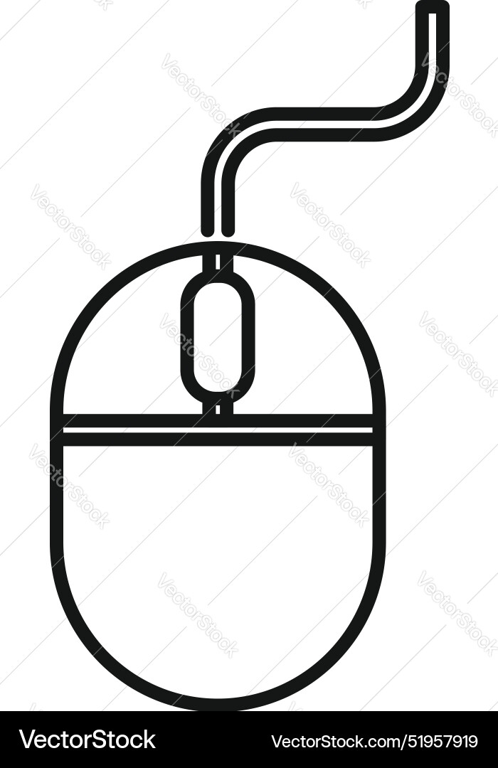 Computer mouse icon representing pointing device Computer mouse icon representing pointing device vector image