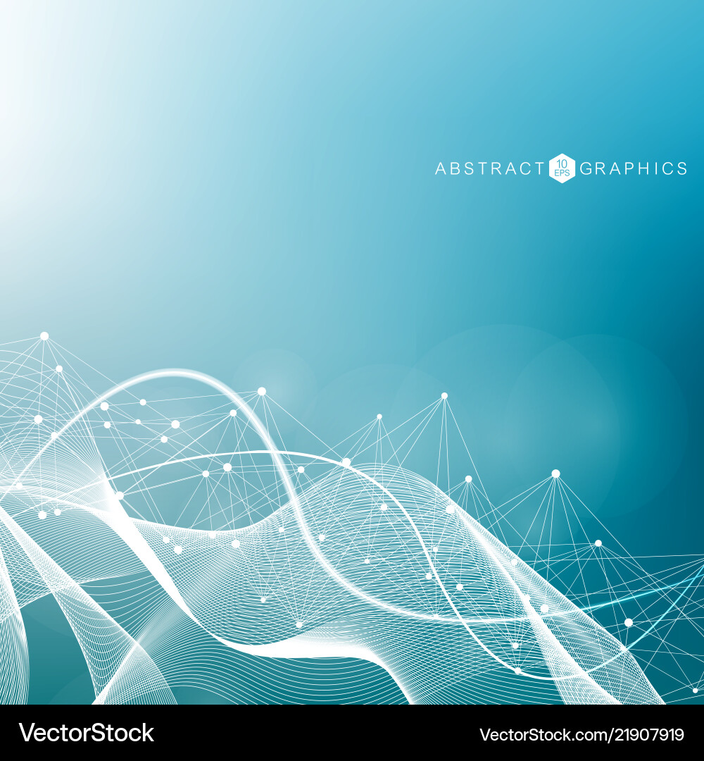 Geometric abstract background with connected line Geometric abstract background with connected line vector image