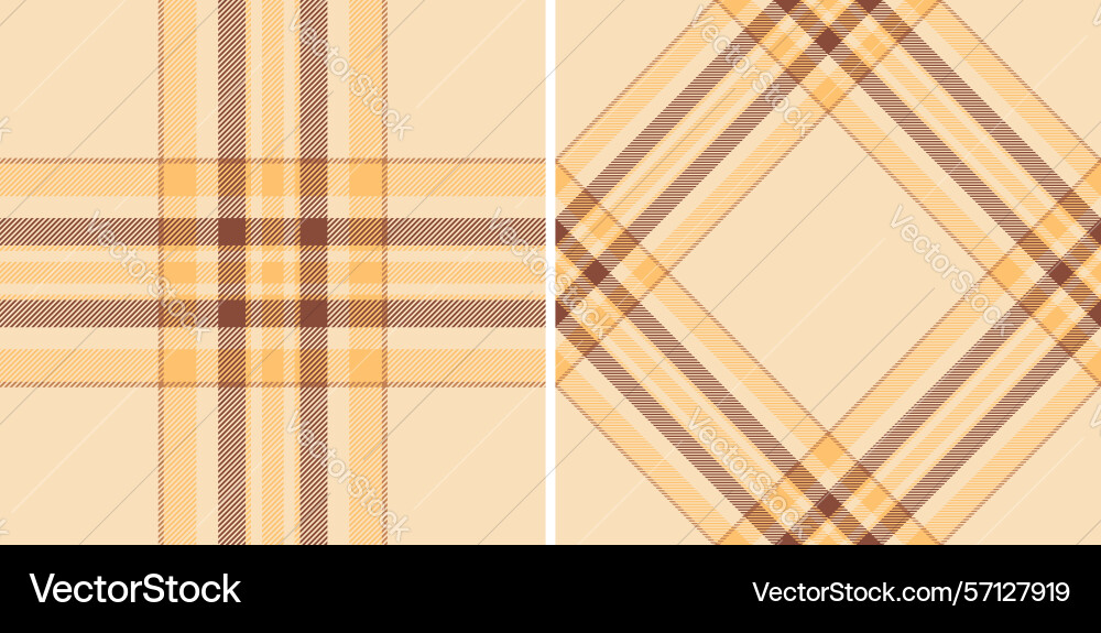 Warm plaid pattern set with intersecting stripes Warm plaid pattern set with intersecting stripes vector image