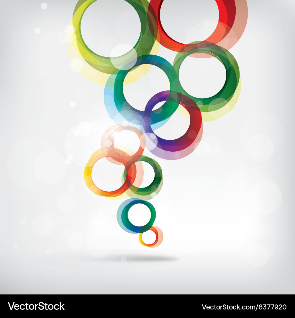 Abstract background with colored elements Vector Image