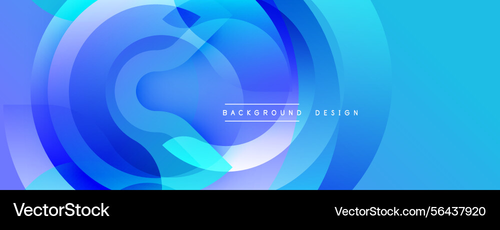 Abstract blue layers create dynamic circular Abstract blue layers create dynamic circular vector image