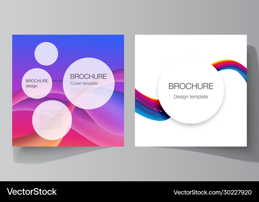 Minimal layout two square Minimal layout two square vector image