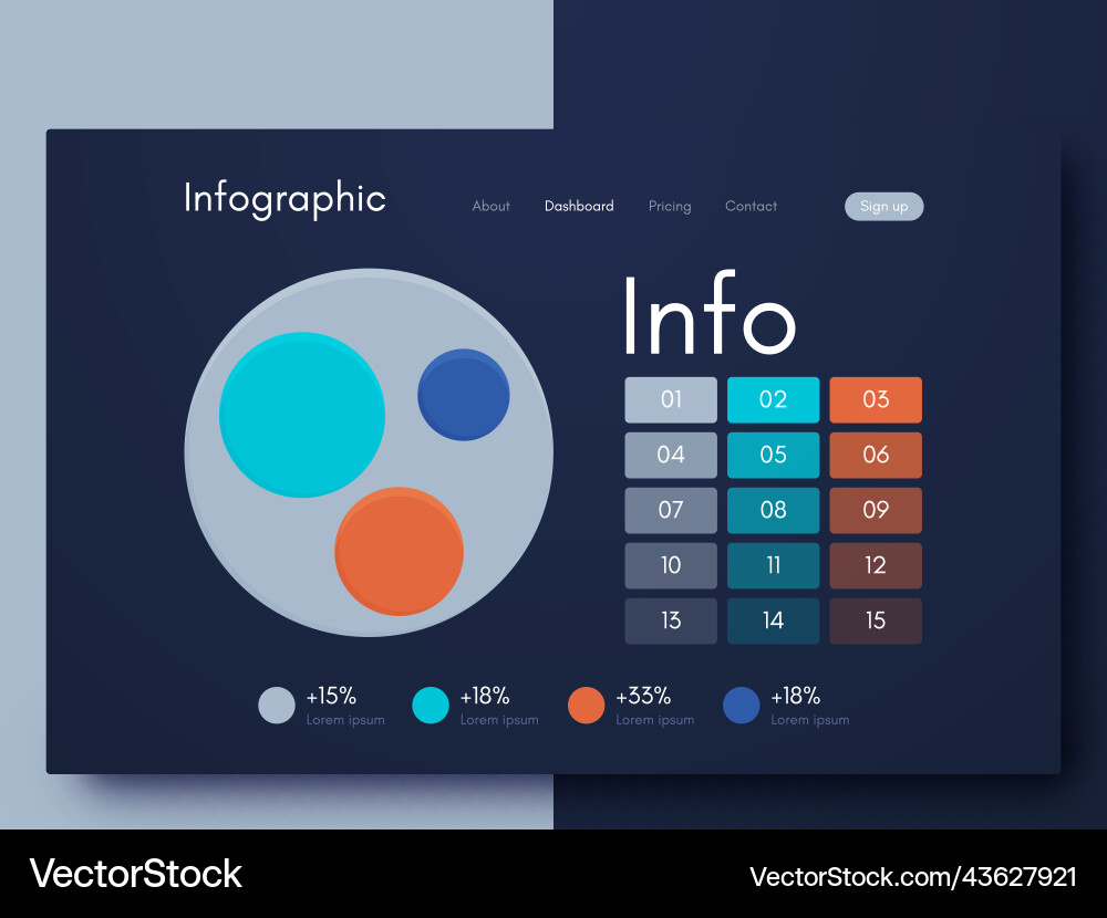 Moderne Infografiken für Unternehmen Moderne Infografiken für Unternehmen vektorbild