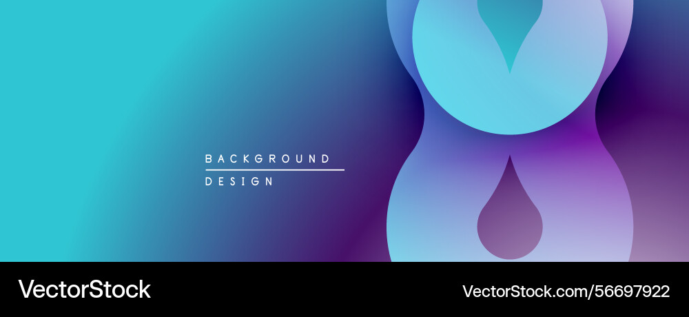 Abstract gradient background features flowing Abstract gradient background features flowing vector image