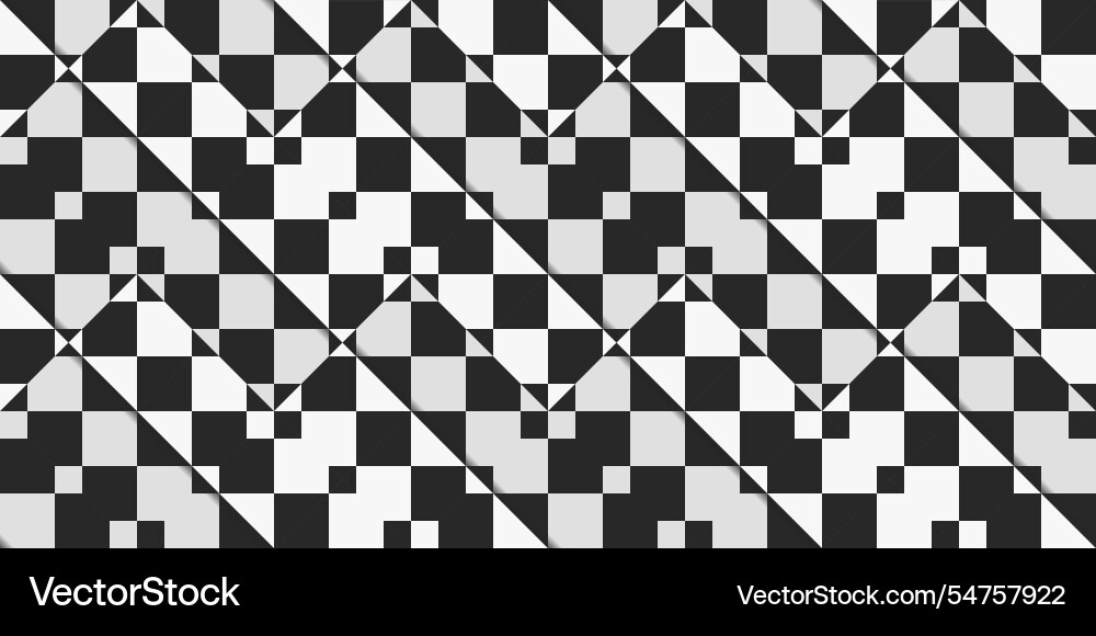 Diagonal chess pattern vector image