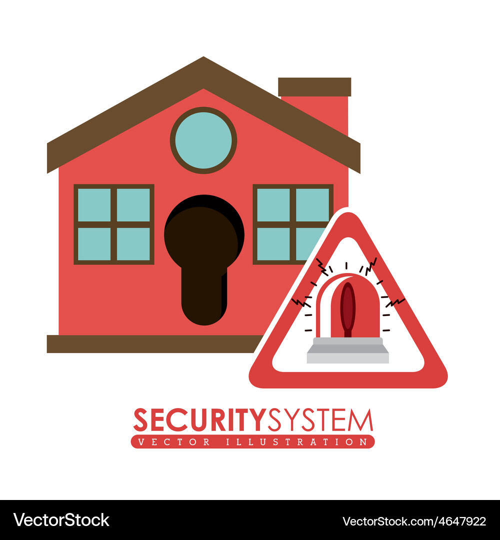 Security system design Vector Image
