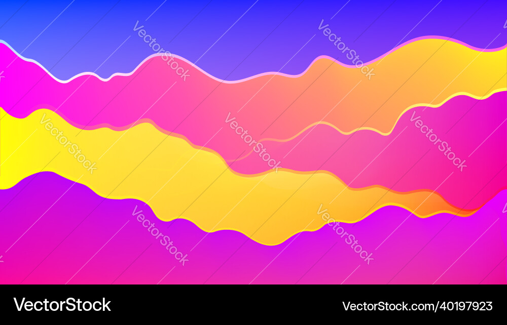 A background of multicolored clouds vector image