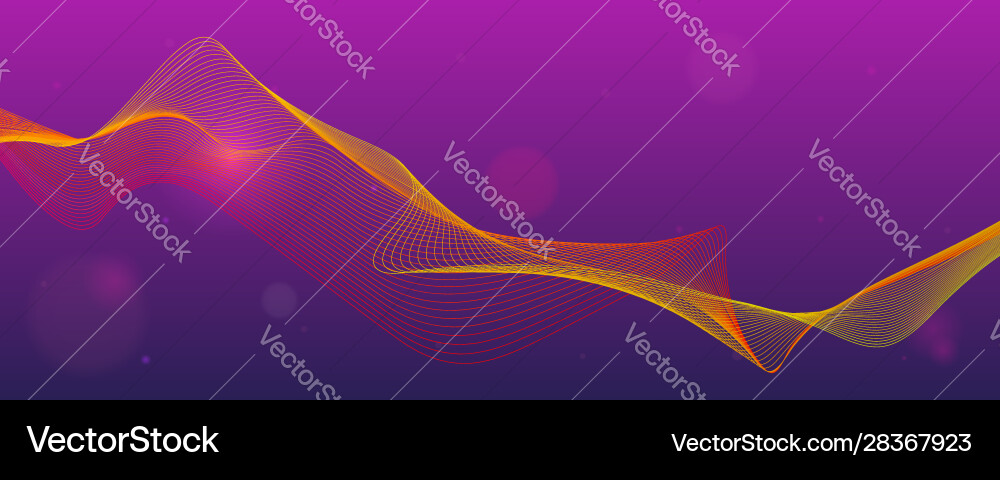 Abstract background with linear pattern dynamic Vector Image