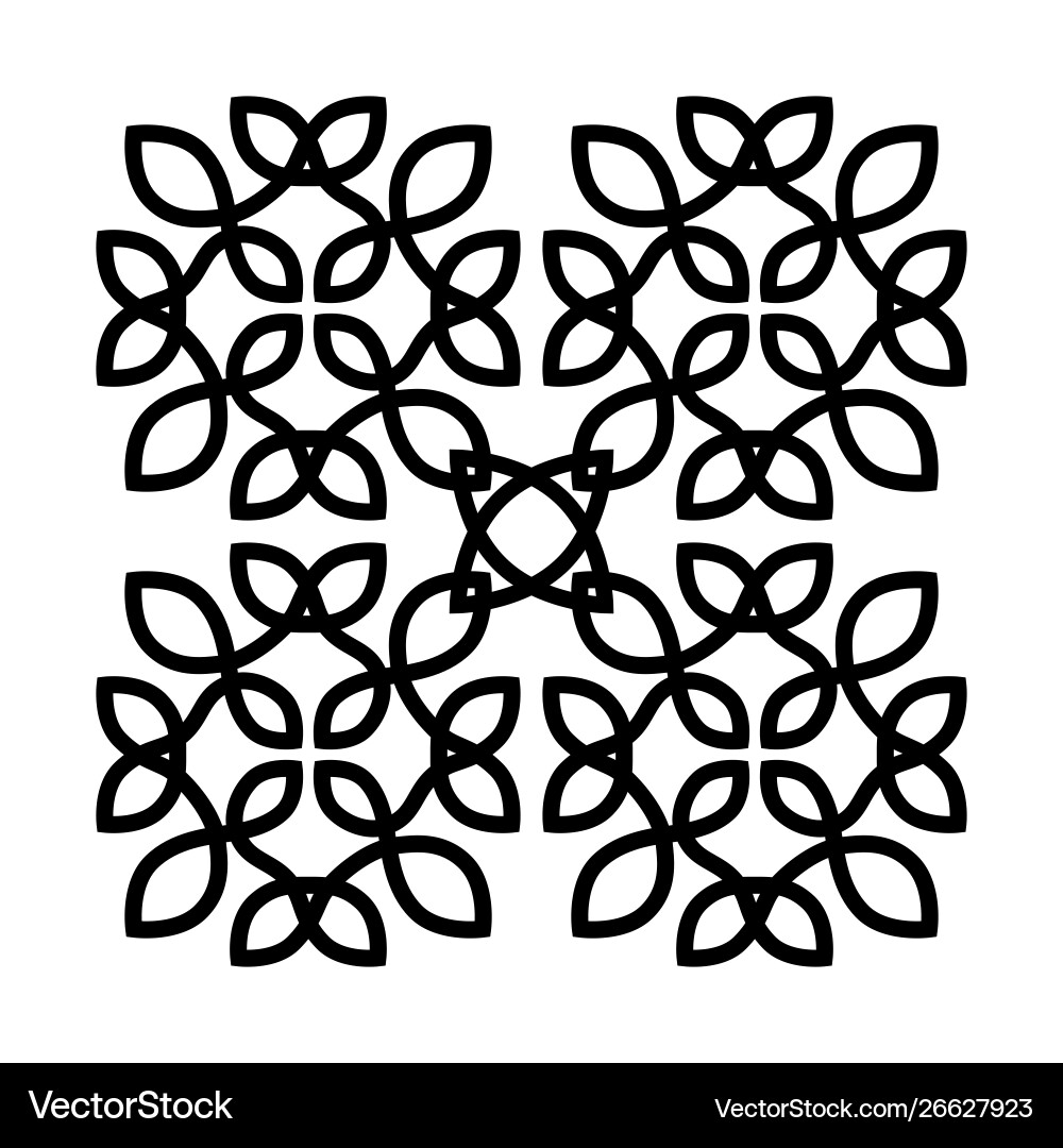 Abstract lines pattern square background Abstract lines pattern square background vector image