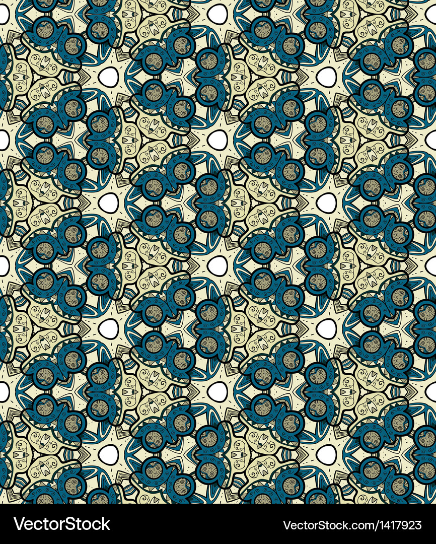 Seamless pattern with trees Vector Image