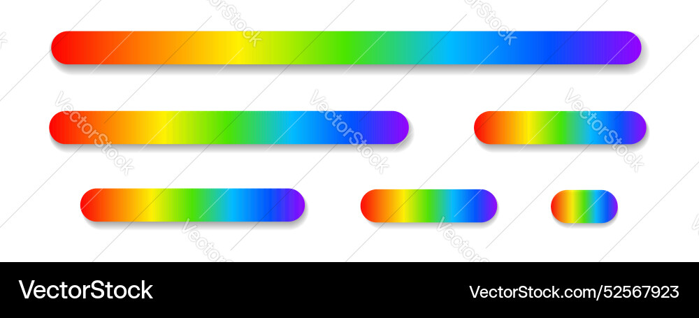 Set von Tasten mit Lichtspektrum-Druck Set von Tasten mit Lichtspektrum-Druck vektorbild