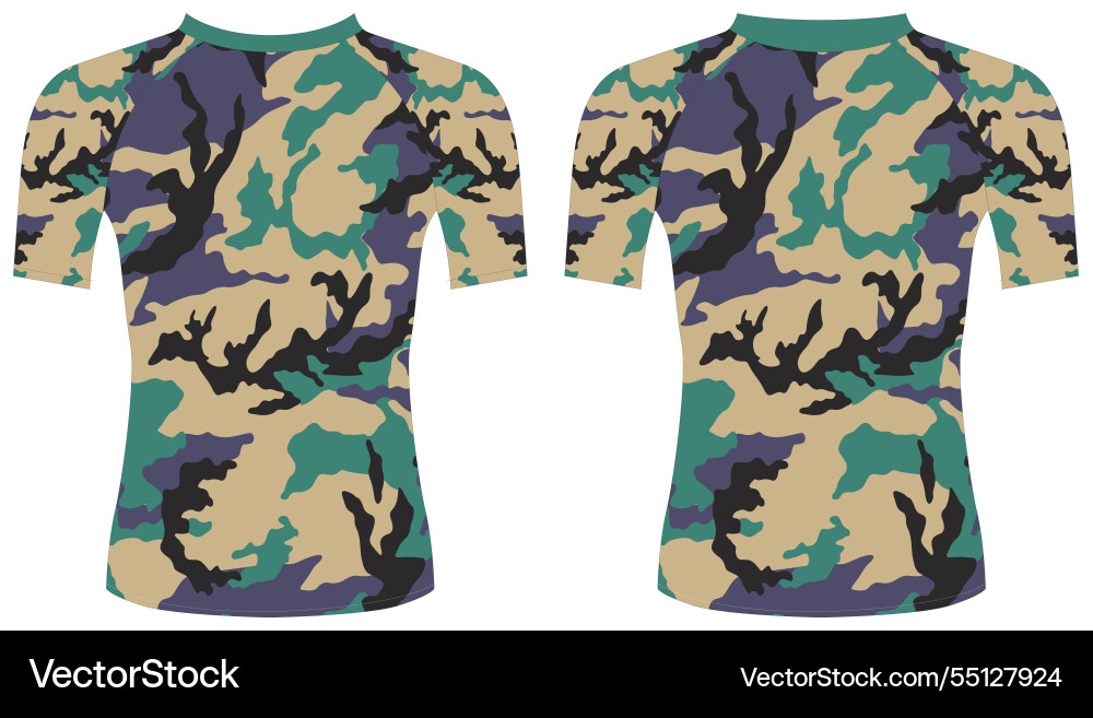 Compression rash guard template mock up Compression rash guard template mock up Vector Image