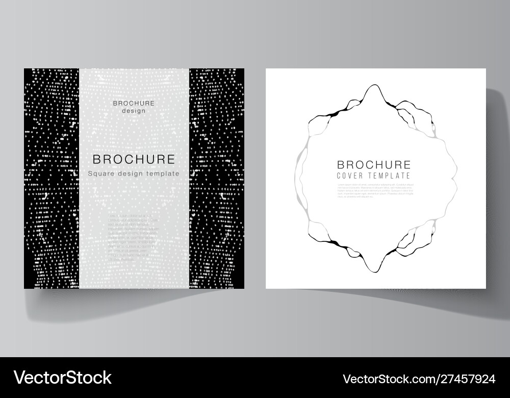 Minimal layout two square Minimal layout two square vector image