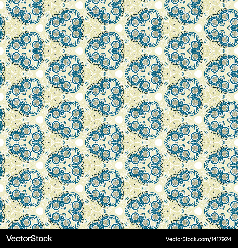Seamless pattern with trees Vector Image