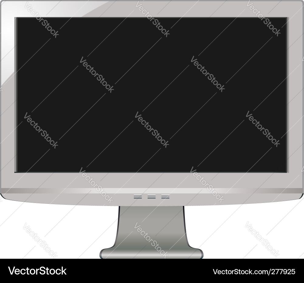 Lcd screen Vector Image